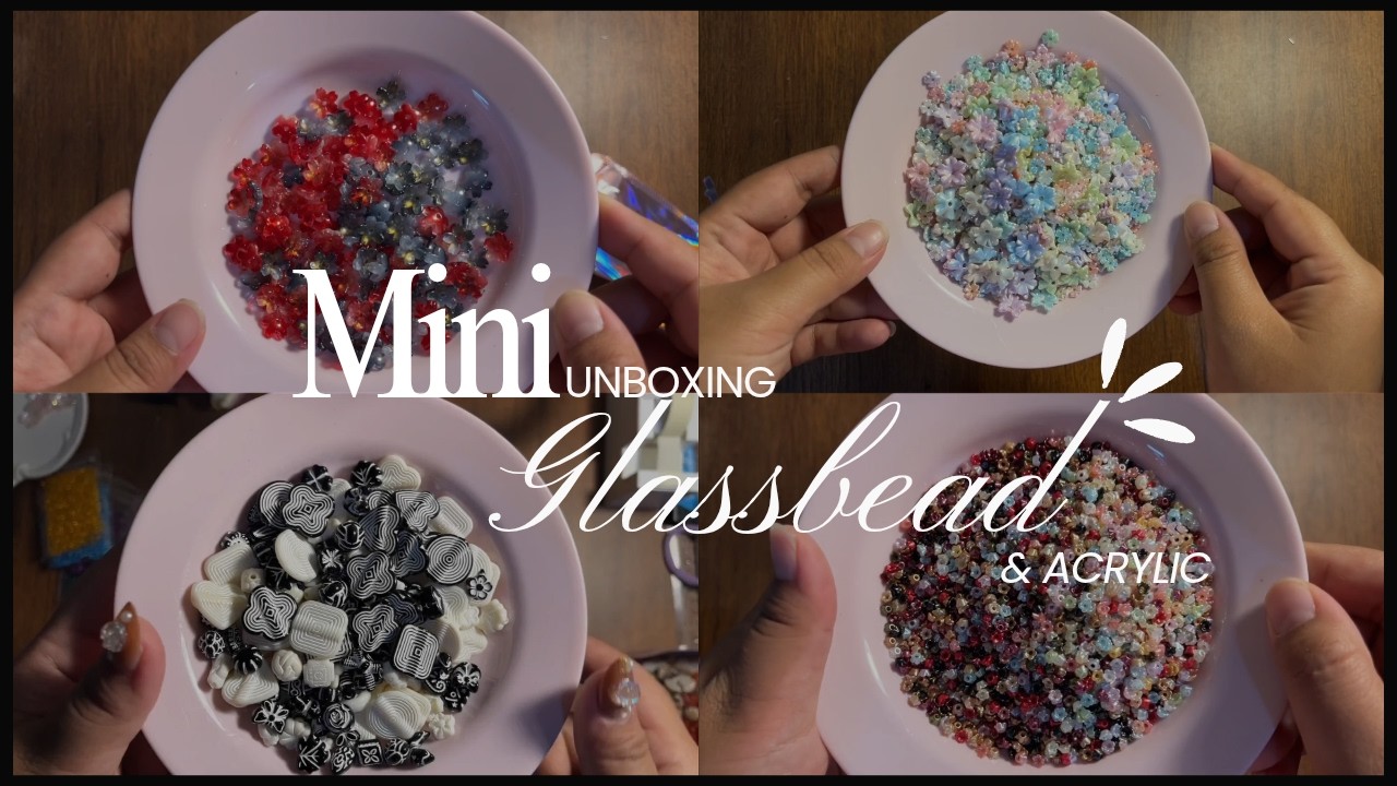 Mini Unboxing Beads and Glassbeads | Unboxing Manik kaca dan