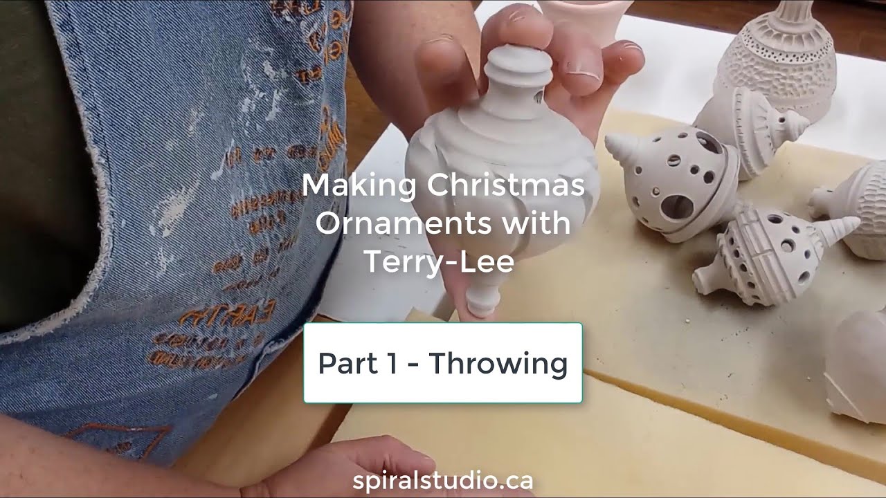 Pottery Christmas Ornaments Part 1 - Throwing