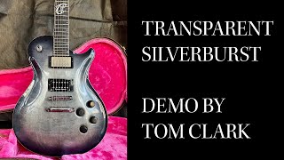 Tom meets his new guitar | TRANSPARENT SILVERBURST | Build video coming soon.