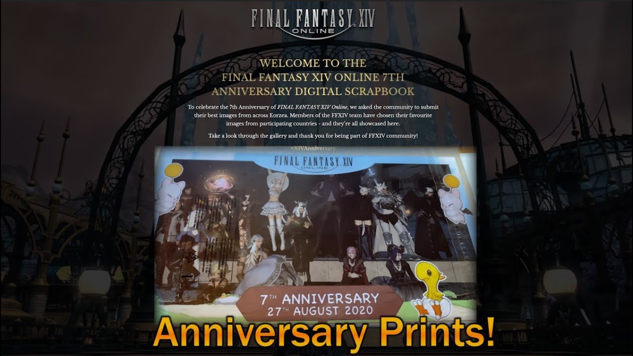FFXIV: 7th Anniversary Screenshot Prints