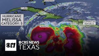 Hurricane Melissa, a Category 5, makes its way to Jamaica