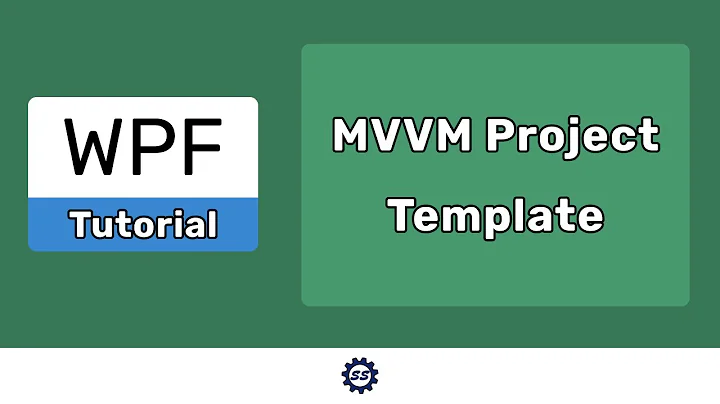 MVVM Project Template - WPF TUTORIALS