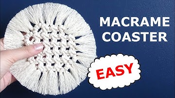 Macrame coaster | Round coaster
