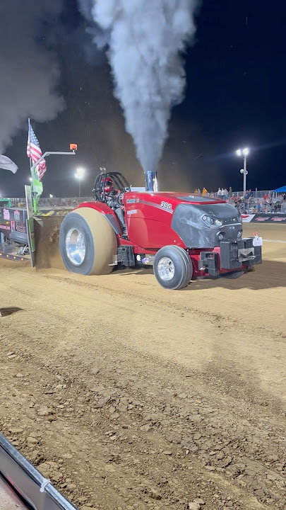 “Glutton for Punishment” Case IH Pro Stock at SDX! #shorts #propulling #case #tractorpulling #diesel