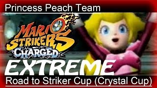 Extreme Princess Peach! - Crystal Cup - Road to Striker Cup - Mario Strikers Charged (Re-upload)