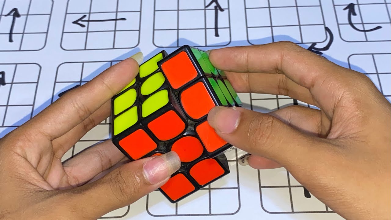 LEARN HOW TO SOLVE 3X3 RUBIK'S CUBE IN LESS THAN 1 MINUTE | DAY 3 - YouTube