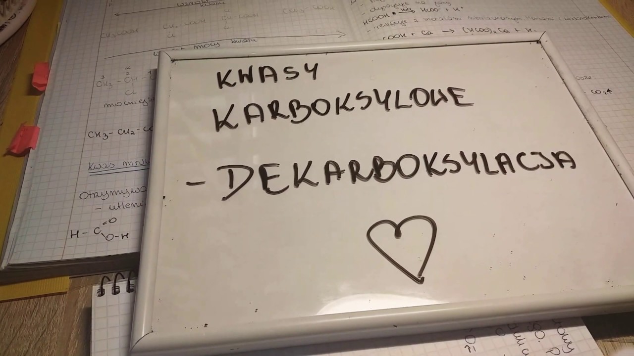 Kwasy karboksylowe - dekarboksylacja