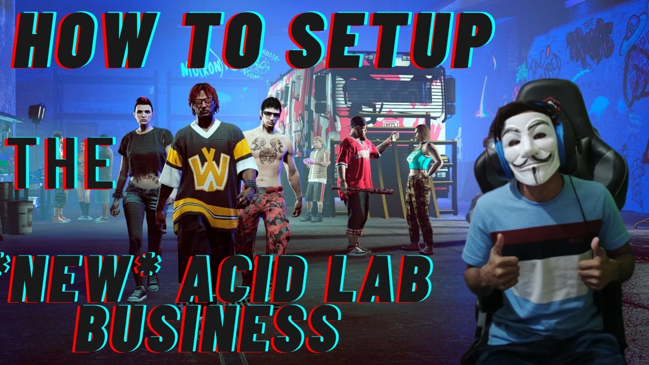 GTA ONLINE \\ HOW TO SETUP THE NEW ACID LAB BUSINESS YouTube