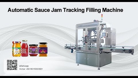 Automatic Sauce Jam Tracking Filling Machine for Glass Jar