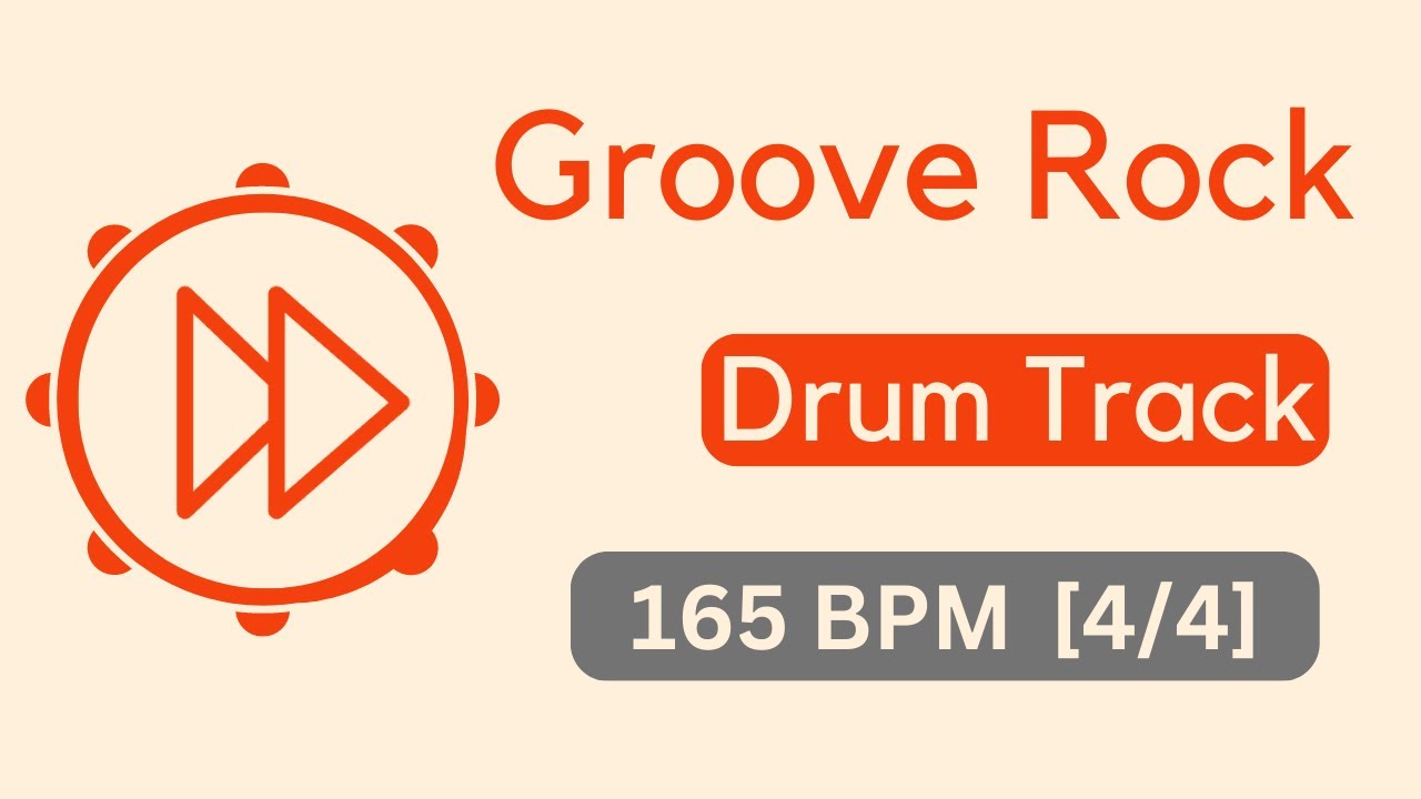 165 bpm Groove Rock Drum Beat Backing Track (9) YouTube
