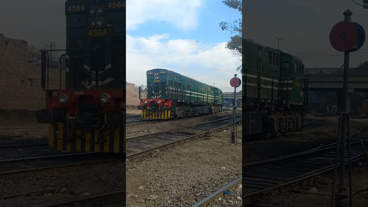 New American Locomotive GEU 20 going back towards loco shed after completing Journey