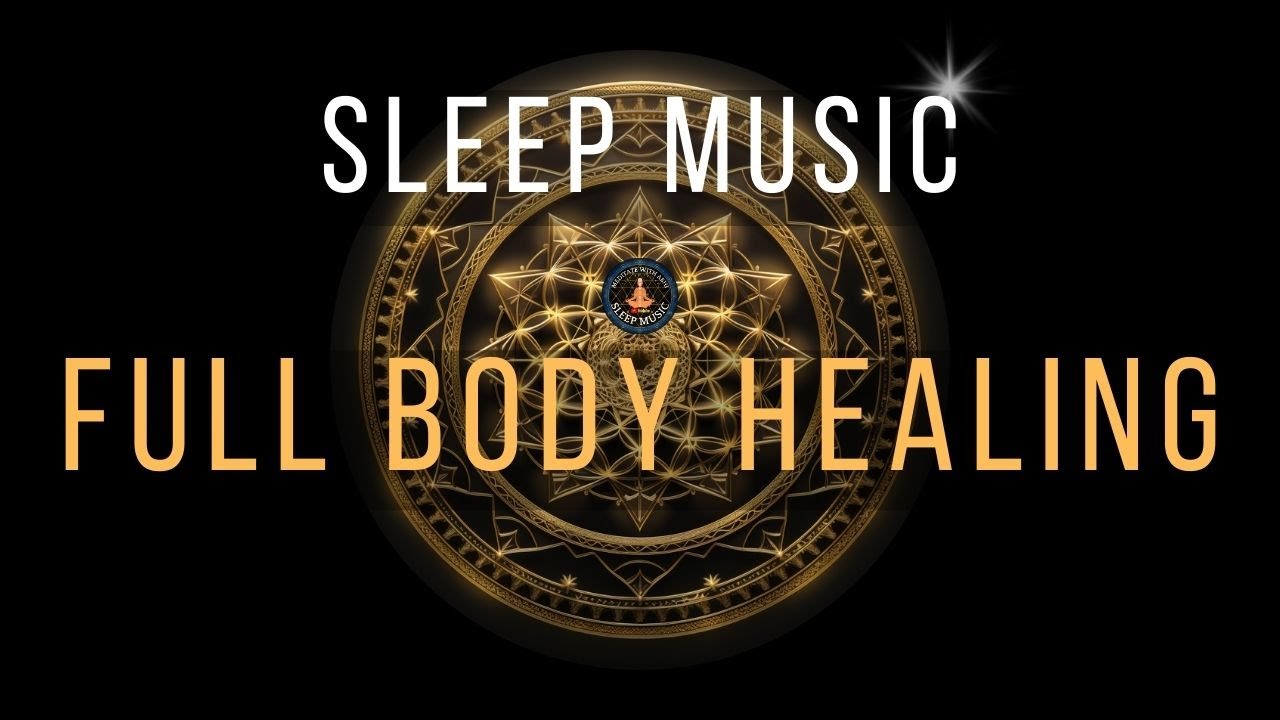 BLACK SCREEN SLEEP MUSIC ☯ 528 Hz Healing Frequency ☯ Miracle Tone ...
