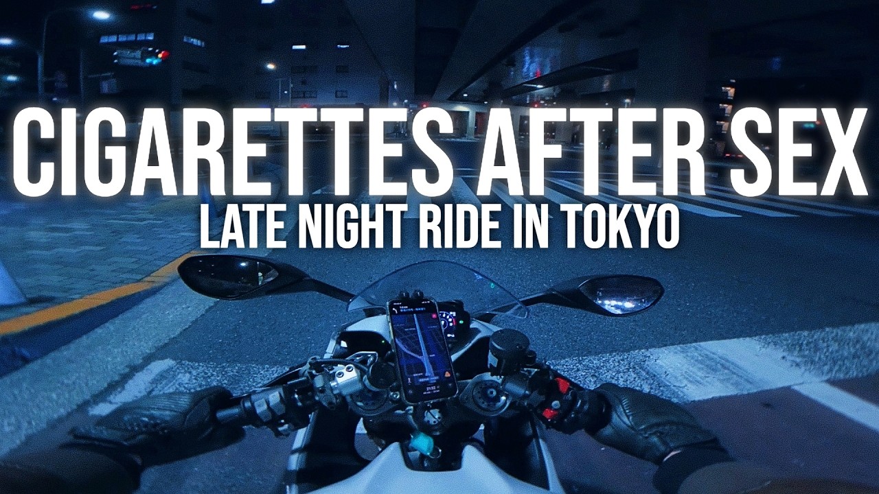 CAS late night Tokyo motorcycle POV 4K