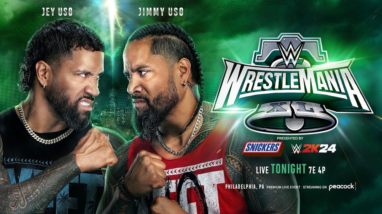 Jey Uso Vs Jimmy Uso WrestleMania XL WWE 2k24 YouTube jey-uso-vs-jimmy-uso-wrestlemania-xl-wwe-2k24-youtube