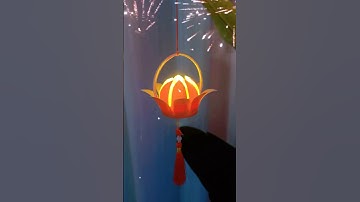 Thủ công sáng tạo - lồng đèn hoa sen bằng ly giấy #handmade #choicungcon #thucong