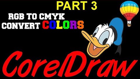 Corel Draw Tips & Tricks Draw CONVERT COLORS with a MACRO PART 3