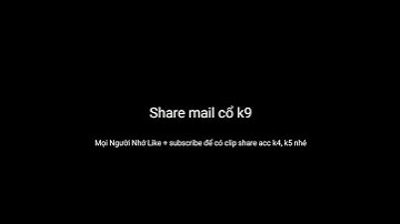 Share mail cổ k9