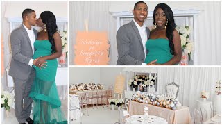 Our Baby Shower | Peach and Gray Theme