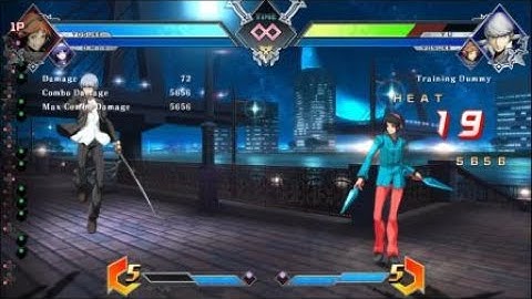 BBTAG (OLD version): Yosuke throw combo with Orie assist