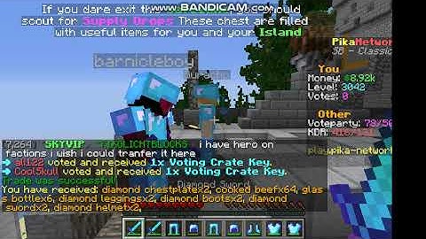 Buracho is Hacking in classic skyblock