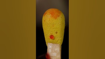 ASMR Dropping ink on the matchstick close-up macro #shorts #satisfying #closeup #asmr #macro