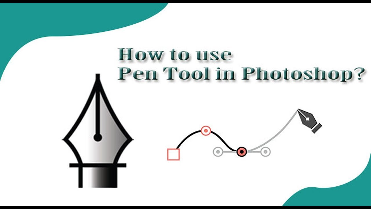 How To Use Pen Tool In Photoshop Photoshop Pen Tool Tutorial Youtube