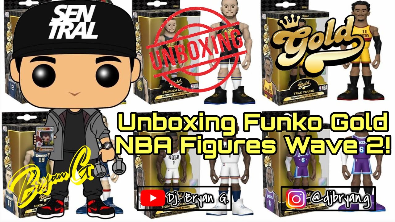 Unboxing Wave 2 Of The Funko Gold NBA Line