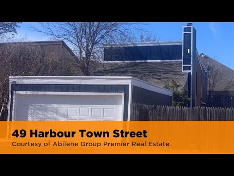 49 Harbour Town Street, Abilene, TX home video tour