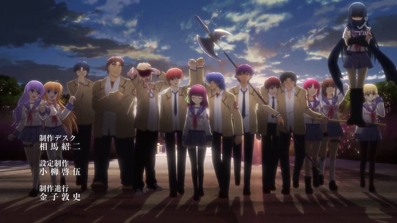 Angel Beats Ed Reversed Hq Youtube