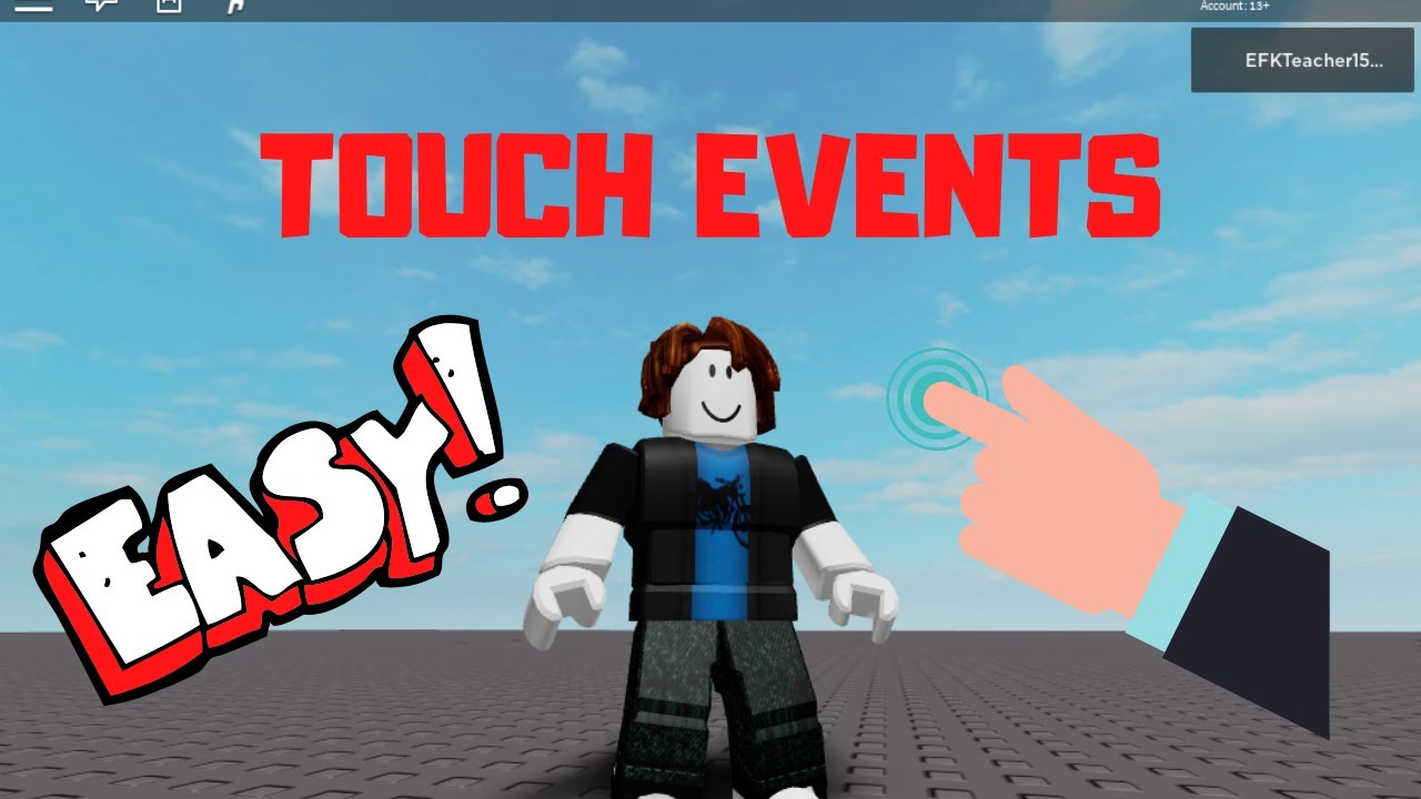 Roblox Studio Tutorial Touch Events Changing Other Parts Youtube - touch roblox