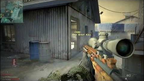 Call Of Duty Modern Warfare 3 Carbon MSR 11 Kill streak