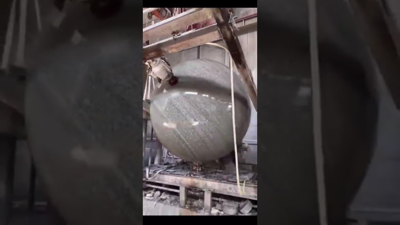 Making of a Giant Floating Ball Water Fountain 🌊⚙️