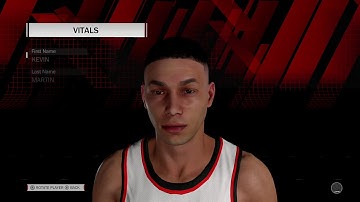 Kevin Martin Player Creation Tutorial (With Attributes and Tendencies)