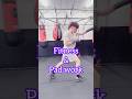 Boxing training - pad work