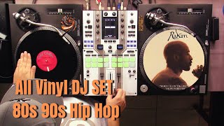 All Vinyl DJ SET ☆ | 80s 90s Classics HIP HOP | By Jonay Trujillo