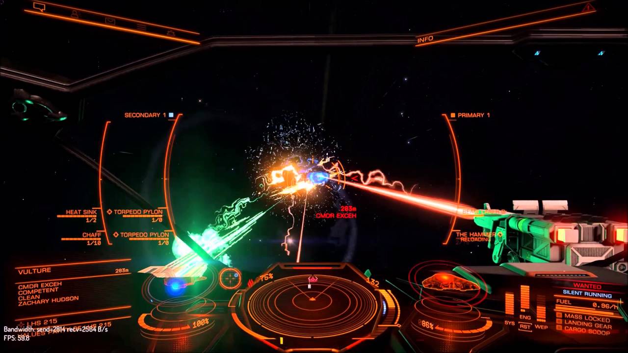 Elite Dangerous (PVP) Hull Tank MKIII vs Vulture YouTube