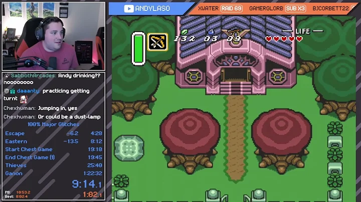 A Link to the Past - 100% Major Glitches in 1:14:22