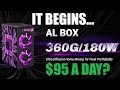 Gpu mining alephium is dead goldshell al box 360ghs 180w making 95 a day