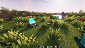 Sunset in pojavaluncher mobile with shaders it