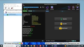 Samsung Galaxy S22 5G (SM-S901B) Android 13  FRP Unlock/Google Lock Remove By Phoenix Service Tool