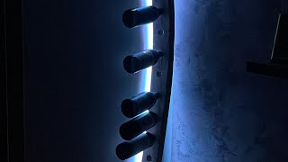 Suport pentru 15 sticle de vin ( Doage de butoi de Stejar )  #romania #vin #lemn