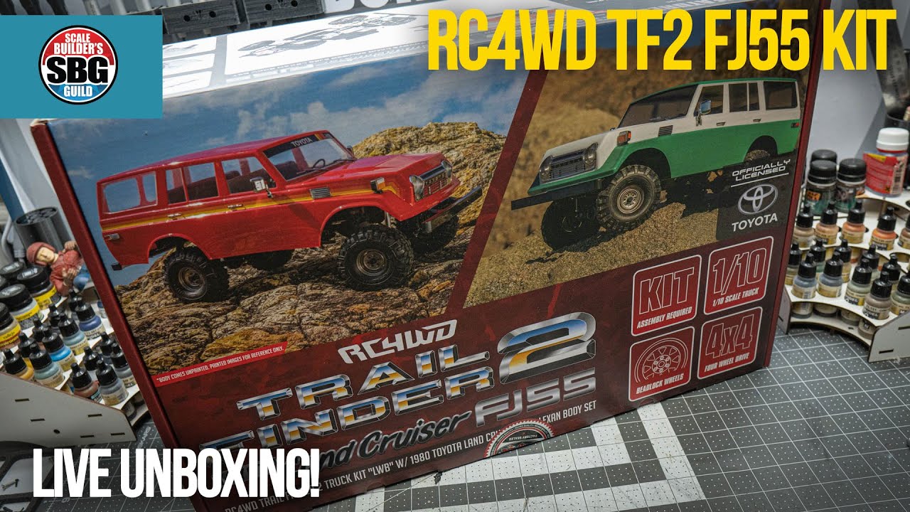 RC4WD TF2 FJ55 Kit - Live Unboxing - YouTube