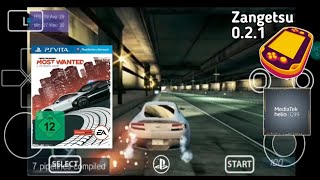 NFS MW 2012 - Vita3K 0.2.1 - Galaxy A15 4G - Helio G99 - Mali G57 MC2.