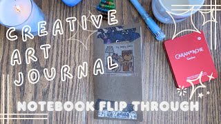 Art Journal Flip Through | Traveler’s Notebook | notebook tour | October and November 2025