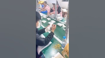 Efficient production of packaging boxes on assembly lines