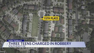 3 teens charged in connection to Southeast DC robbery