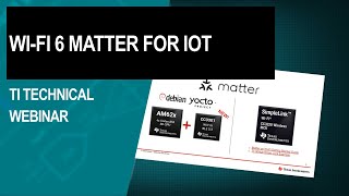 Wi-Fi 6 Matter for IoT Wi-Fi 6 Matter for IoT