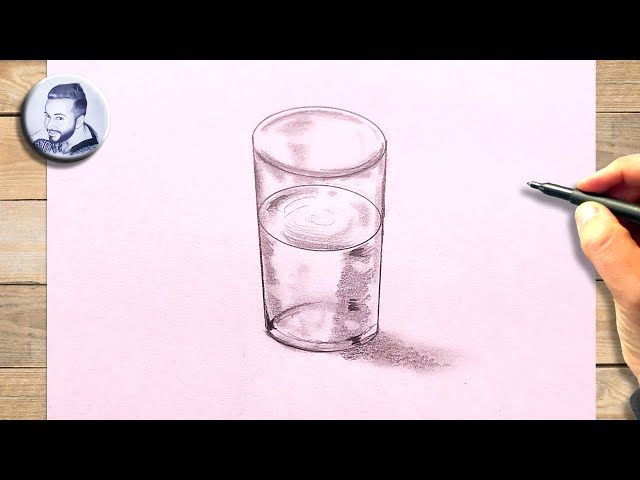 9 meilleures idées sur verre d'eau  verre d'eau, verre, dessin au crayon