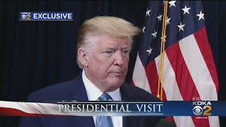 Exclusive: KDKA's Jon Delano Talks With President Donald Trump