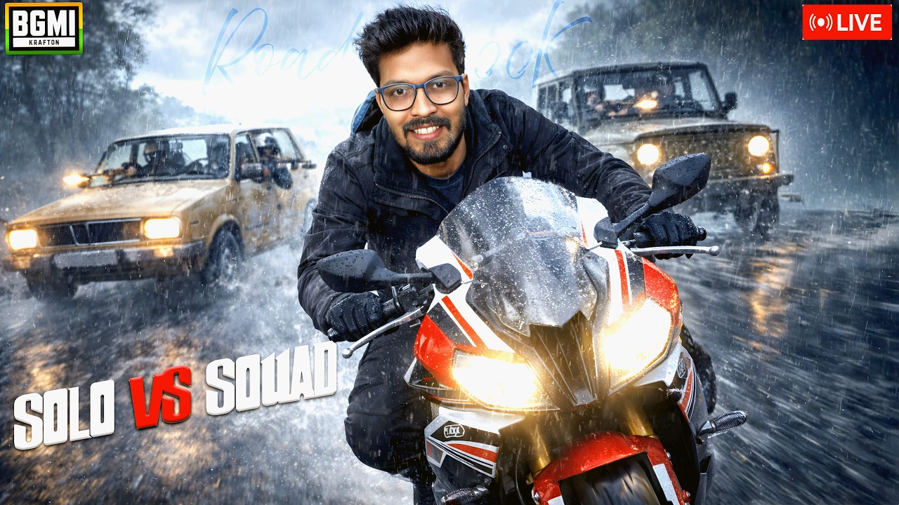 🟡Solo vs Squad Live High Kills Gameplay in PUBG Mobile 